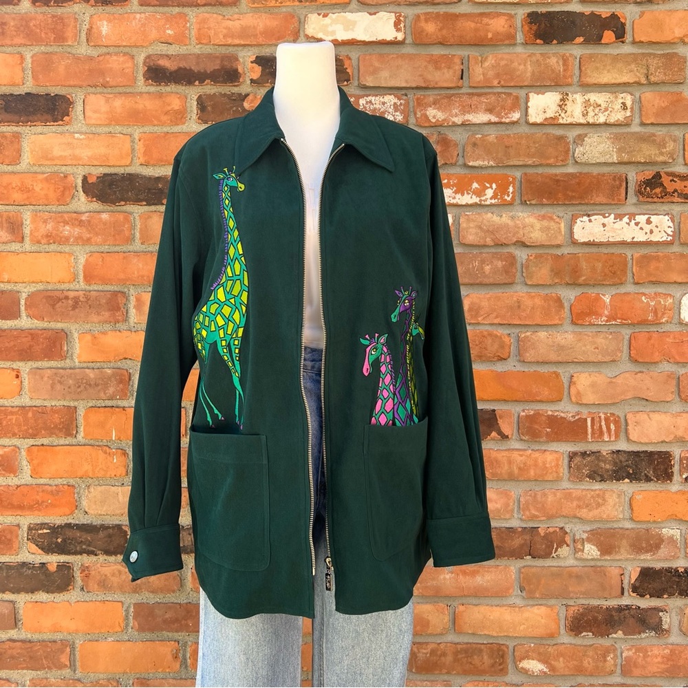 Vintage Bob Mackie Wearable Art Jacket - image 2